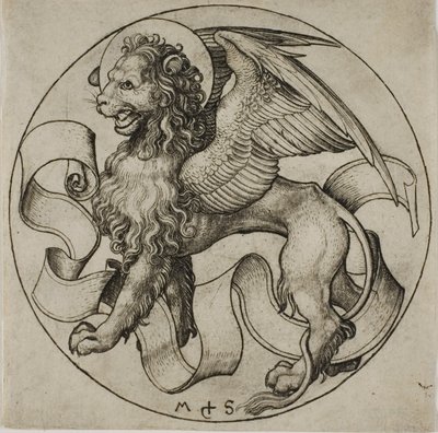 Lev svatého Marka od Martin Schongauer