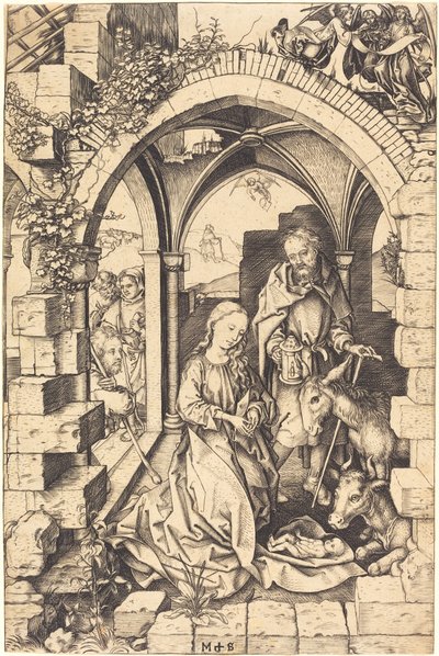 Narození Páně od Martin Schongauer