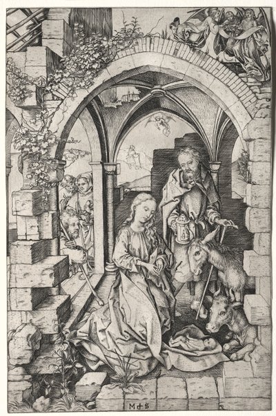 Narození Páně. od Martin Schongauer