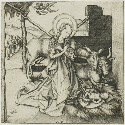 Narození Páně ze života Kristova od Martin Schongauer