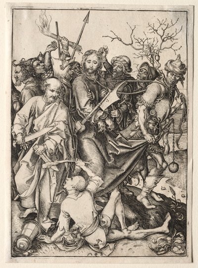 Umučení: Kristus zajatý od Martin Schongauer