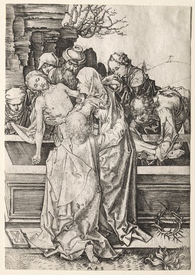 Vášeň: Pohřeb. od Martin Schongauer