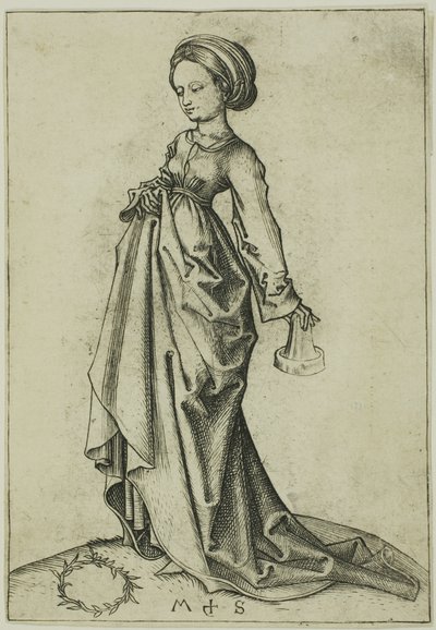 Druhá bláznivá panna od Martin Schongauer