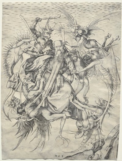 Pokušení svatého Antonína od Martin Schongauer
