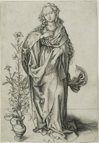 Panna zvěstování od Martin Schongauer
