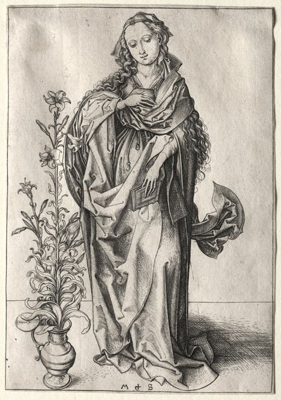 Panna zvěstování od Martin Schongauer