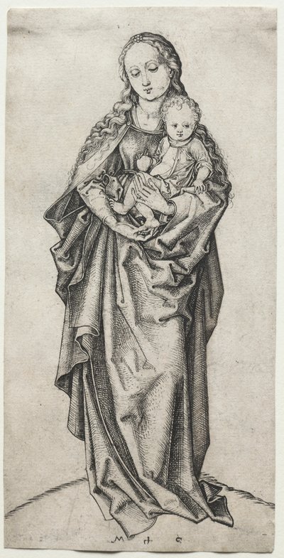 Panna a dítě. od Martin Schongauer
