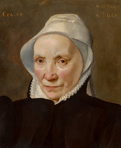 Portrét staré ženy, 1569. od Martin de Vos