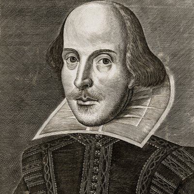 Portrét Williama Shakespeara od Martina Droeshouta od Martin the elder Droeshout