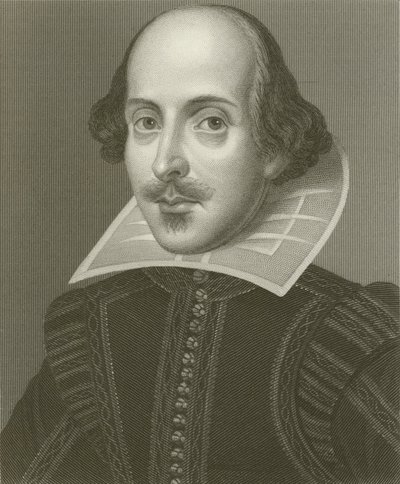 Shakespeare (rytina) od Martin the elder Droeshout