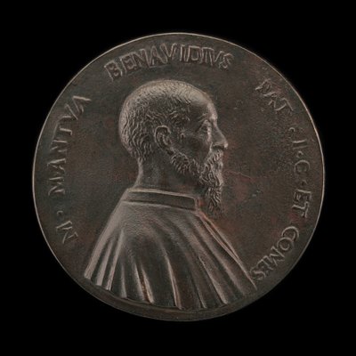 Marco Mantova Benavides, 1489-1582, právník a sběratel [avers]. od Martino da Bergamo