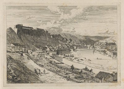 Pohled na Bouillon od Martinus Antonius Kuytenbrouwer jr.