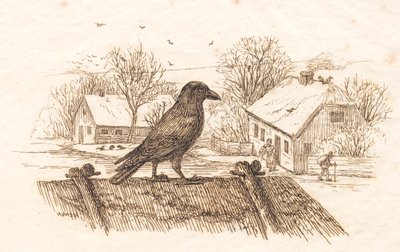 Ilustrace k "Půl sta bajek pro děti" od Hey od Martinus Rørbye