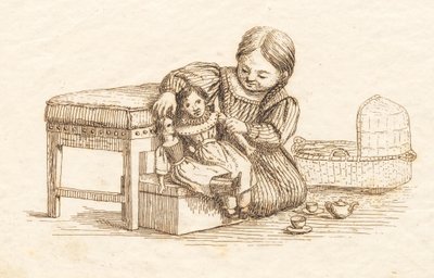 Ilustrace k "Půl sta bajek pro děti" od Hey od Martinus Rørbye