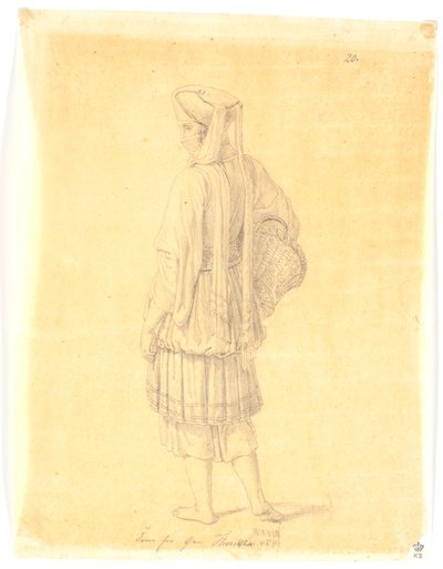 Frau von der Insel Thermia od Martinus Rørbye