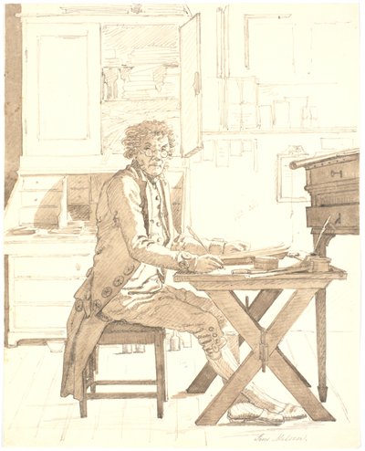 Spisovatel Jens Melsen od Martinus Rørbye