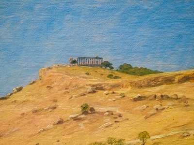 Pohled z Girgenti od Martinus Rorbye