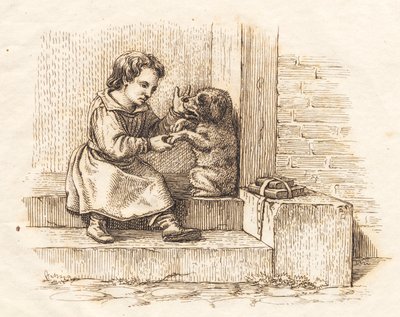 Ilustrace k "Půl sta bajek pro děti" od Hey od Martinus Rørbye