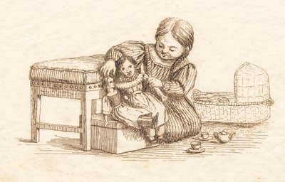 Ilustrace k "Půl sta bajek pro děti" od Hey od Martinus Rørbye