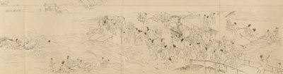 Zábavy v Kjótu ve čtyřech ročních obdobích, konec 18. století. od Maruyama Okyo