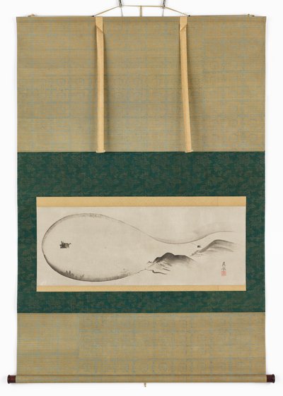 Krajina: jezero Biwa, období Edo, 18. století. od Maruyama Okyo