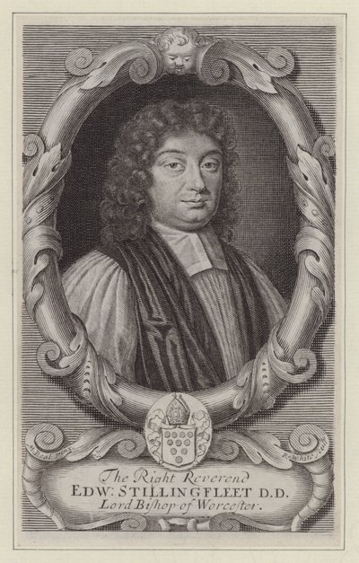Edward Stillingfleet, biskup z Worcesteru (rytina) od Mary (after) Beale