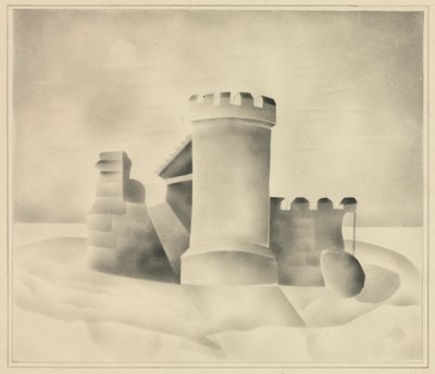 Ruins by Moonlight, 1840. od Mary Altha Nims
