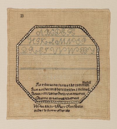 Sampler od Mary Ann Goslin