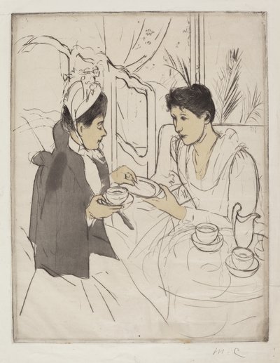 Odpolední čajový dýchánek, 1890-1891. od Mary Cassatt