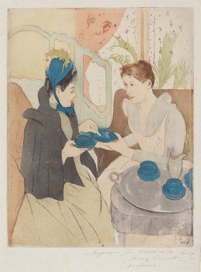Odpolední čajový dýchánek, 1890-1891. od Mary Cassatt
