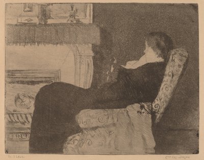 Před krbem č. 1, c. 1882. od Mary Cassatt
