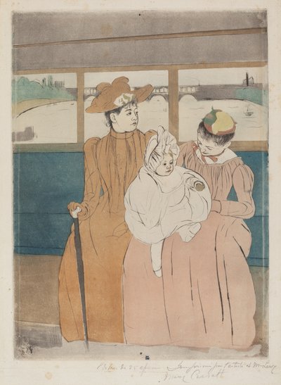 V Omnibusu od Mary Cassatt