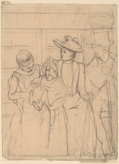 V Omnibusu od Mary Cassatt