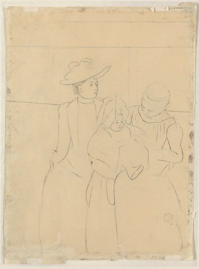 V Omnibusu [verso] od Mary Cassatt