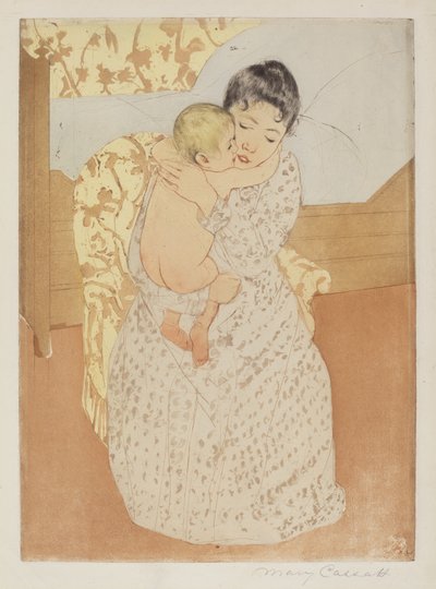 Mateřské pohlazení od Mary Cassatt