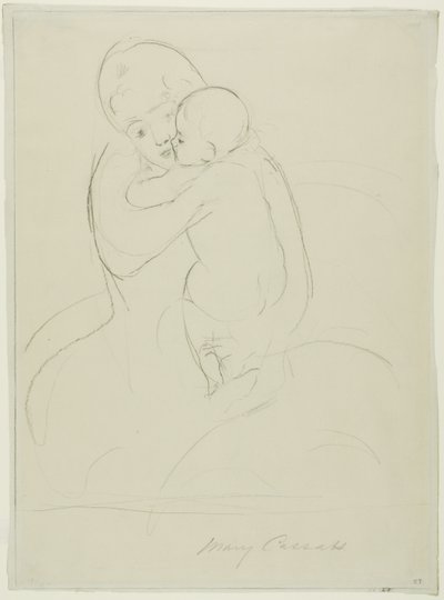 Mateřské pohlazení od Mary Cassatt