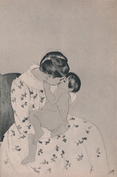Matka a dítě, kolem 90. let 19. století, 1946 od Mary Cassatt