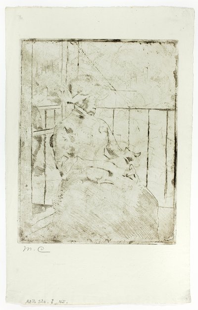 Na Balkonu od Mary Cassatt