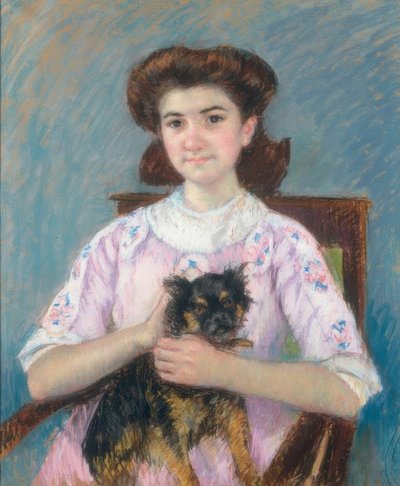 Portrét Marie-Louise Durand-Ruel od Mary Cassatt