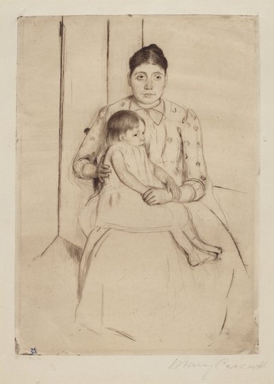 Odpočinek, c. 1890. od Mary Cassatt
