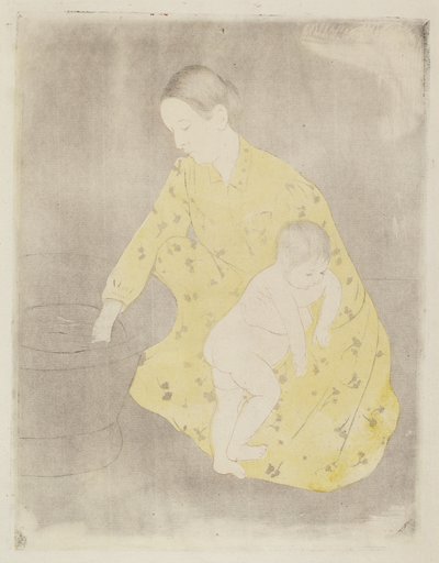 Koupel od Mary Cassatt