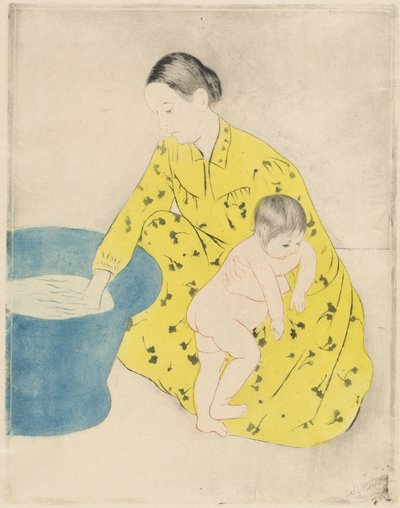 Koupel od Mary Cassatt