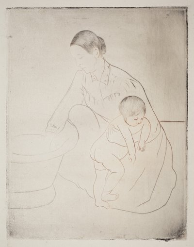 Lázeň od Mary Cassatt