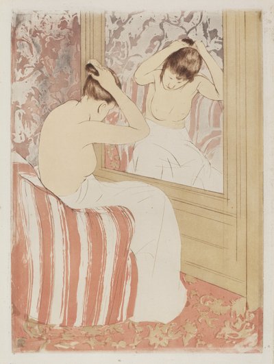 Účes, 1890-1891. od Mary Cassatt