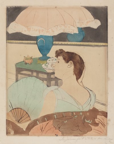 Lampa, 1890-1891. od Mary Cassatt