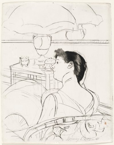 Lampa, 1890-1891. od Mary Cassatt
