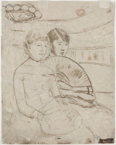 The Loge [verso] od Mary Cassatt
