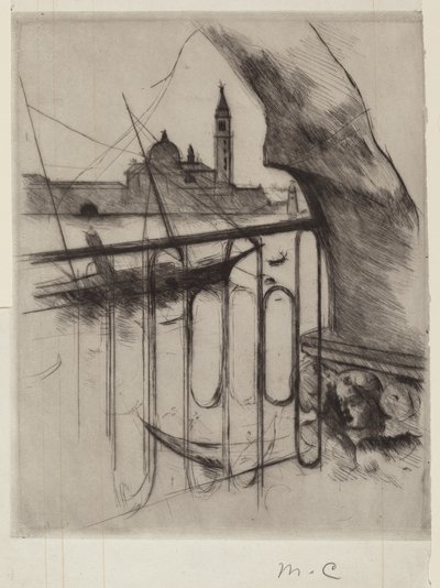 Pohled na Benátky, 1887. od Mary Cassatt