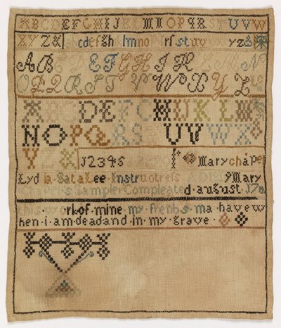 Sampler od Mary Chapel