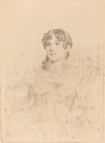 Lady Maria Hooker, když slečna Turnerová v sedmnácti letech od Mary Dawson Turner, after Thomas Phillips